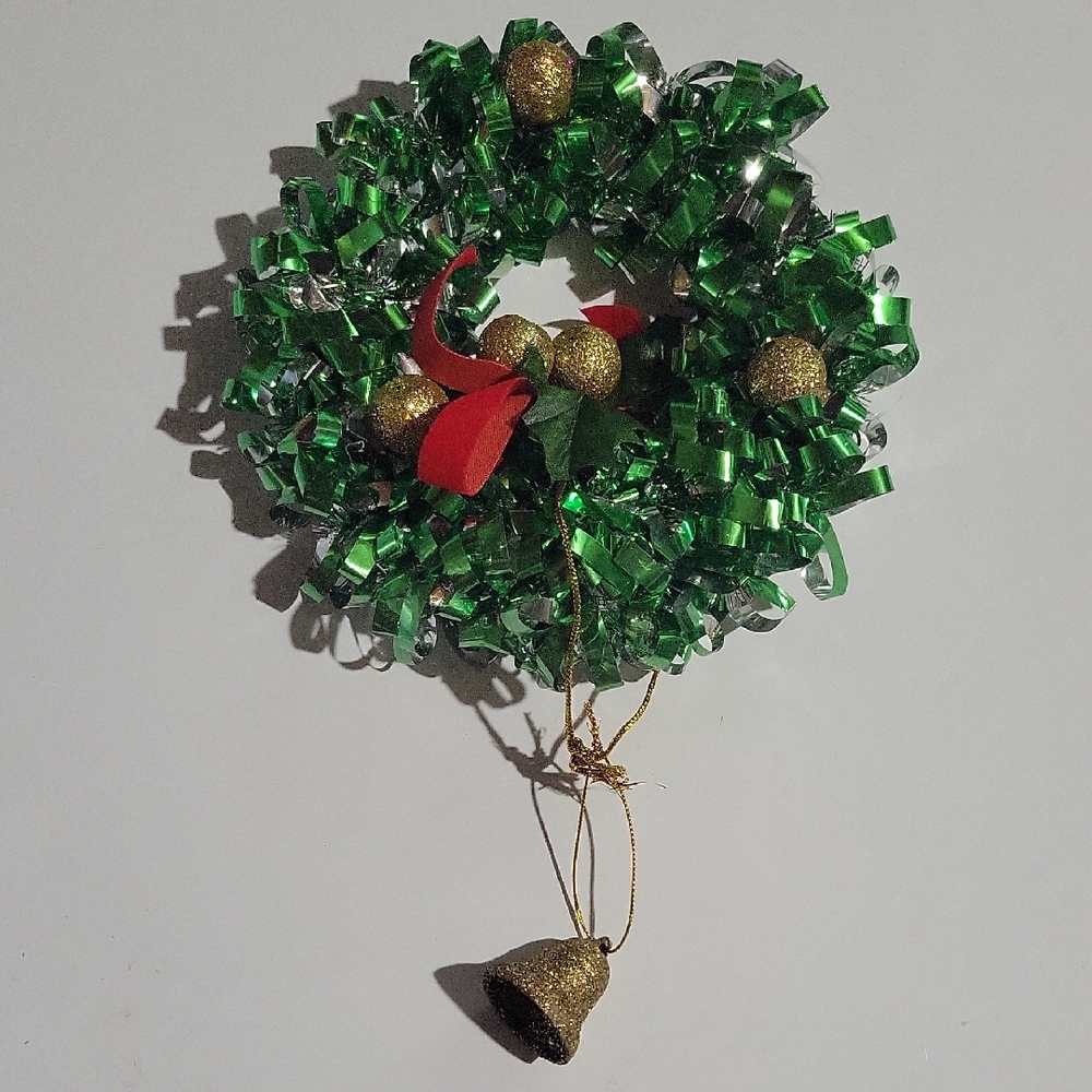 Green Wreath with Bell